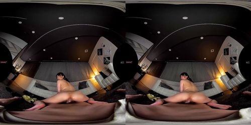 【初川みなみ/VR】年下女上司が部下を性処理係にして騎乗位逆NTR！何度もイキまくる絶倫女に貪られて騎乗位中出し！！