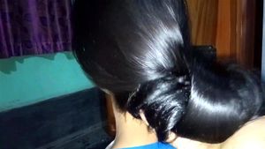 Hair Pulling Porn - Long Hair & Hairjob Videos - SpankBang