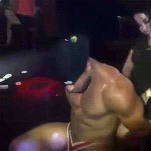Watch Lady grab male stripper as he swings his dick - Big Dick ...