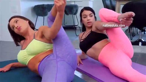 Watch Hot milf and daughter Fucked by Stepson After Yoga - Stepmom, Cum Hard, Milf-Cougar Porn