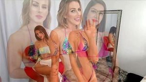 Watch Try On Haul Jacqueline Darley & Girlfriend BIKINI Try on ...
