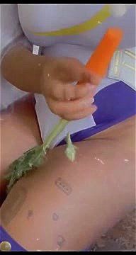 Watch Mirko Cosplay Anal Masturbation with a Carrot - Mirko ...