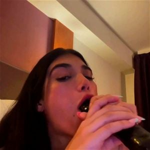 Watch Beautiful Ahegao Girl Deepthroats Dildo - Ahegao ...