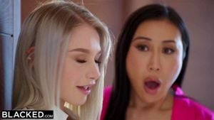 Watch BLACKED Naughty Nicole can't resist her bestie's hot man ...