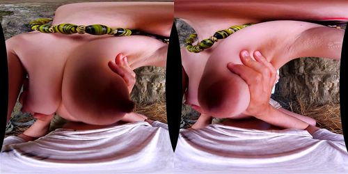 【ＶＲ】ひょうりゅう…逆強姦生チンコ挿入！ボクは不明瞭な女民族にとらえられてしまったのです、これがモノホンの肉食婦人だ！