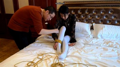 Watch Chinese Beautiful Bondage - White Tights - Bondage, Chinese, Pantyhose Porn - Kinky4Ever