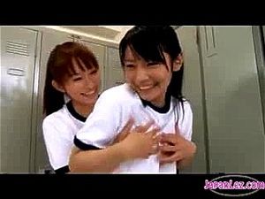 Watch Studentgirls In Training Dress Kissing One Of Them Getting ...