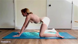Watch more nude yoga with sierra ky showing the goods - Nude, Solo ...