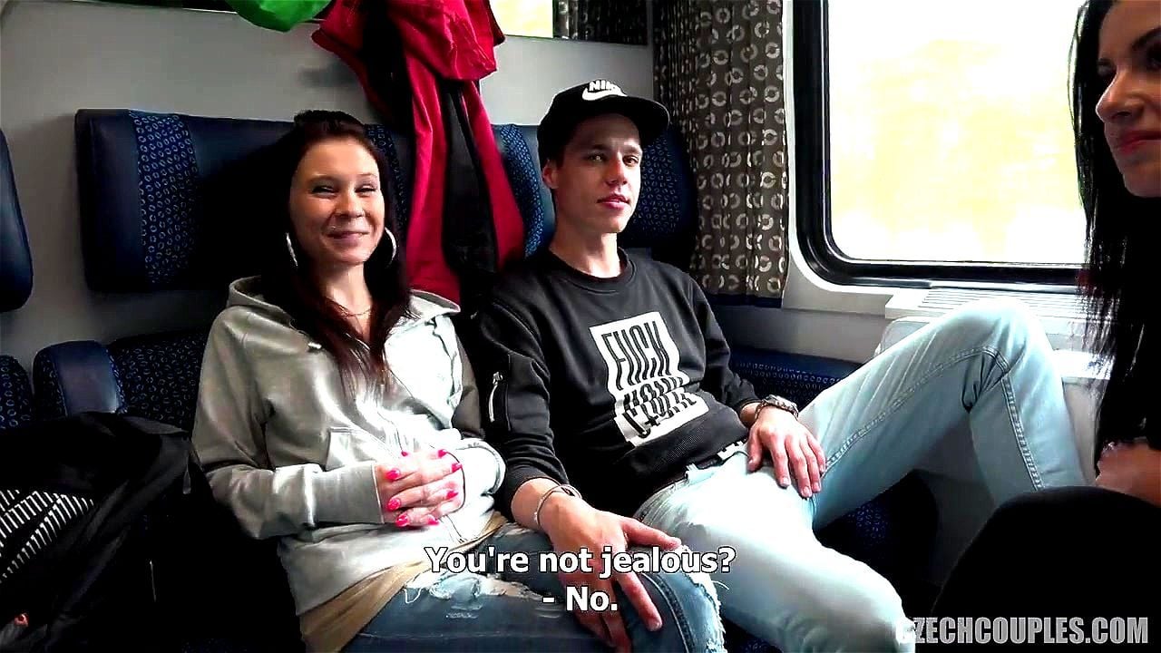 girlfriend exchange sex in train Porn Photos
