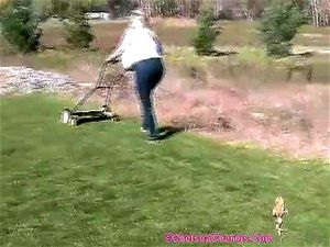 Watch chelsea charms lawnmowing - Huge Tits, Boob Action, Giant ...