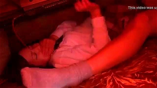 japanese wife cheating under table