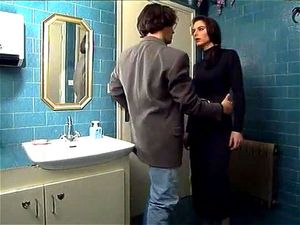 Watch Vintage Brunette in Restaurant Restroom - Blow Job, Vintage ...
