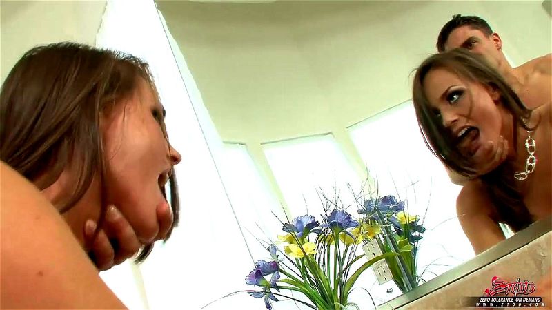 Tori Black - Hot Sex in Bathroom - Receives Awesome Doggy - Guy Busts Nut in Her Mouth