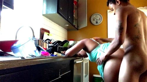 Watch Pounding his sisters friend in the kitchen - Rough Fuck, Kitchen Fuck, Big Black Cock Porn