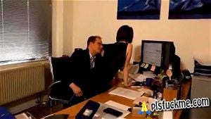 Russian Boss Fucks Her Secretary