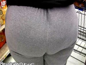 Watch Fuckin Pervert...Follow my Big Ass - Sweat Pants, Candid Ass ...