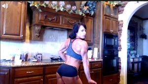 Watch Brunette Flexing - Flex, Female Muscle, Cam Porn - SpankBang