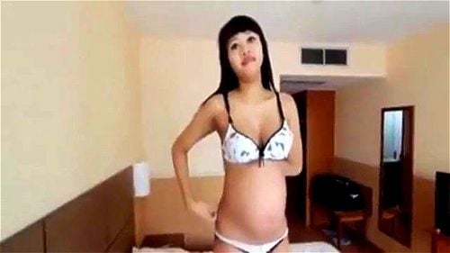 Asian Pregnant Creampie