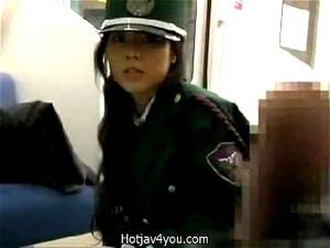 Public Police Porn - Police Officer Japanese Train