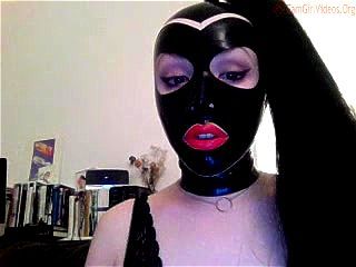 Watch Latex Hooded Naughty Camgirl - Hood, Mask, Latex Porn ...