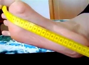 Watch Girl with huge feet measures - Big Feet, Feet Fetish, Fetish ...