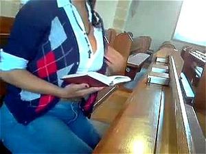 Watch Mysterious Woman masturbates inside the Church - Public ...