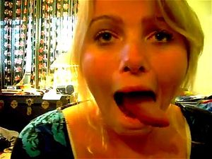 Watch Tongue Girl - Tongue, Long Tongue, Tongue Tease Porn - SpankBang