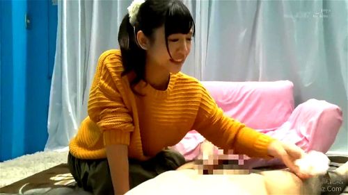 【マジックミラー号】「初対面の男性のを触るのは…」専門学生のポニーテール美少女が悩みを抱える男性のトラウマ克服のお手伝い