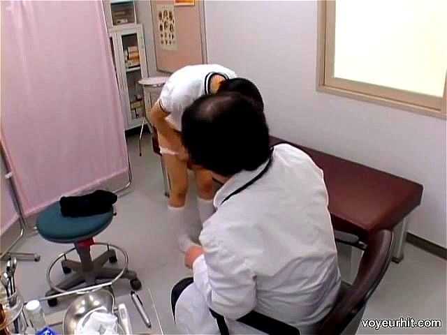 Asian girl in the hidden cam gyno medical examination