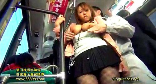 Watch Busty-Girl-Gets-Fucked-By-A-Stranger-In-A-Full-Crowded-Public-Bus - Asian, Big Tits Porn