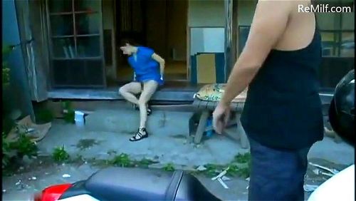 【ヘンリー塚本】熟女が単車のリアシートにバイブ立てて挿入走行_当然その後激しいSEX