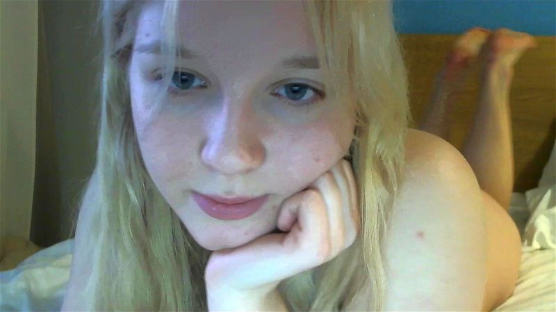 Blonde teen Nordmermaid webcam tease 7/7