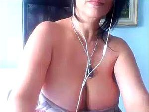 Milf Flashes Tits
