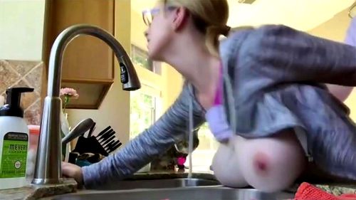 Watch Some where over the kitchen sink - Busty, Kitchen Sex, Amateur Porn