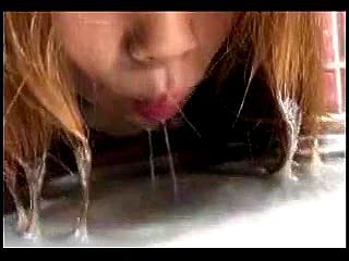 Watch Girl in red teddy with a big platter - Cum, Bukkake, Cum In ...