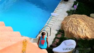 Watch The Pool Boy Sasha Erre Lucio Saints - Gay, Rimming, Big ...