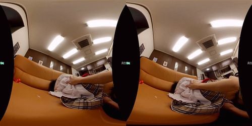 【JKガチレイプVR】ストーカーがパイパンJKを拉致して自宅に連れ込み拘束！散々強姦した後強制お掃除フェラ＆眠らせる
