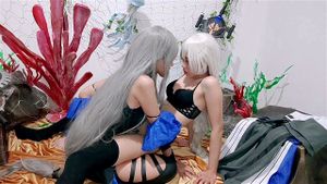 Watch Les Sex Cosplay Arknights Japanese Cosplay Porn Spankbang