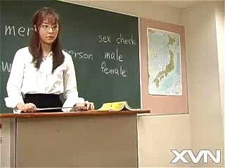 Watch Japanese Female Teacher Teach Her Student Where Put His Cock ...