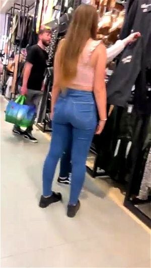 Public Ass - Hot butt in the mall