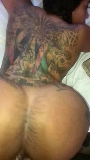 Tattooed Big Ass Latina