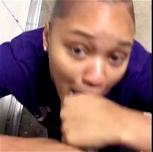 Watch Head in the mall - Ebony Head, Sloppy Toppy, Ebony Blowjob ...
