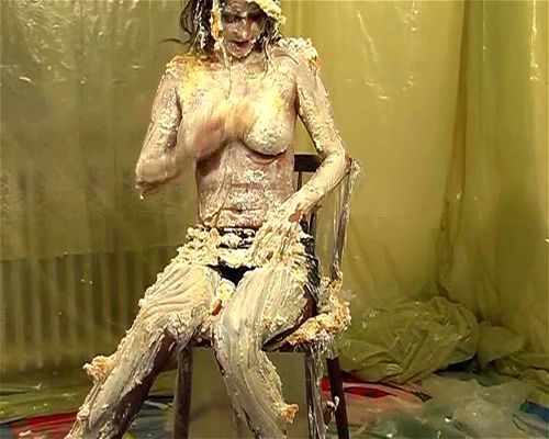 Watch Topless Girl Pie In The Face Wam Messy Splosh Porn Spankbang 