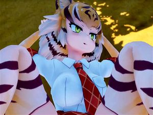 Watch japanese tiger girl - Mmd, Kemono Friends, Anime Porn ...