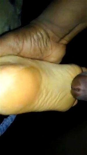 Watch Fucking my wife feet - Cum On Feet, Bbw, Fetish Porn image