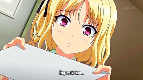 〖エロアニメ〗清楚系巨乳女子校生のマ〇コを指でいじって可愛いパンティを湿らせる変態オヤジ