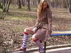 Watch Hot Russian Blonde Flashing Hot Body in Public - Hairy Pussy ...