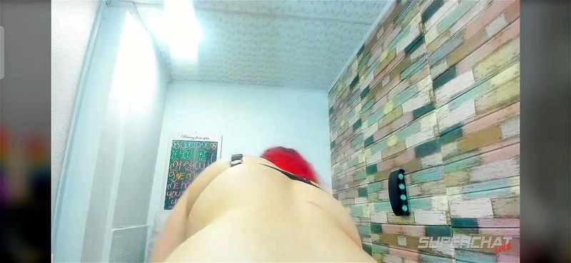 Busty redhead bbw mom gets penetrated on webcam